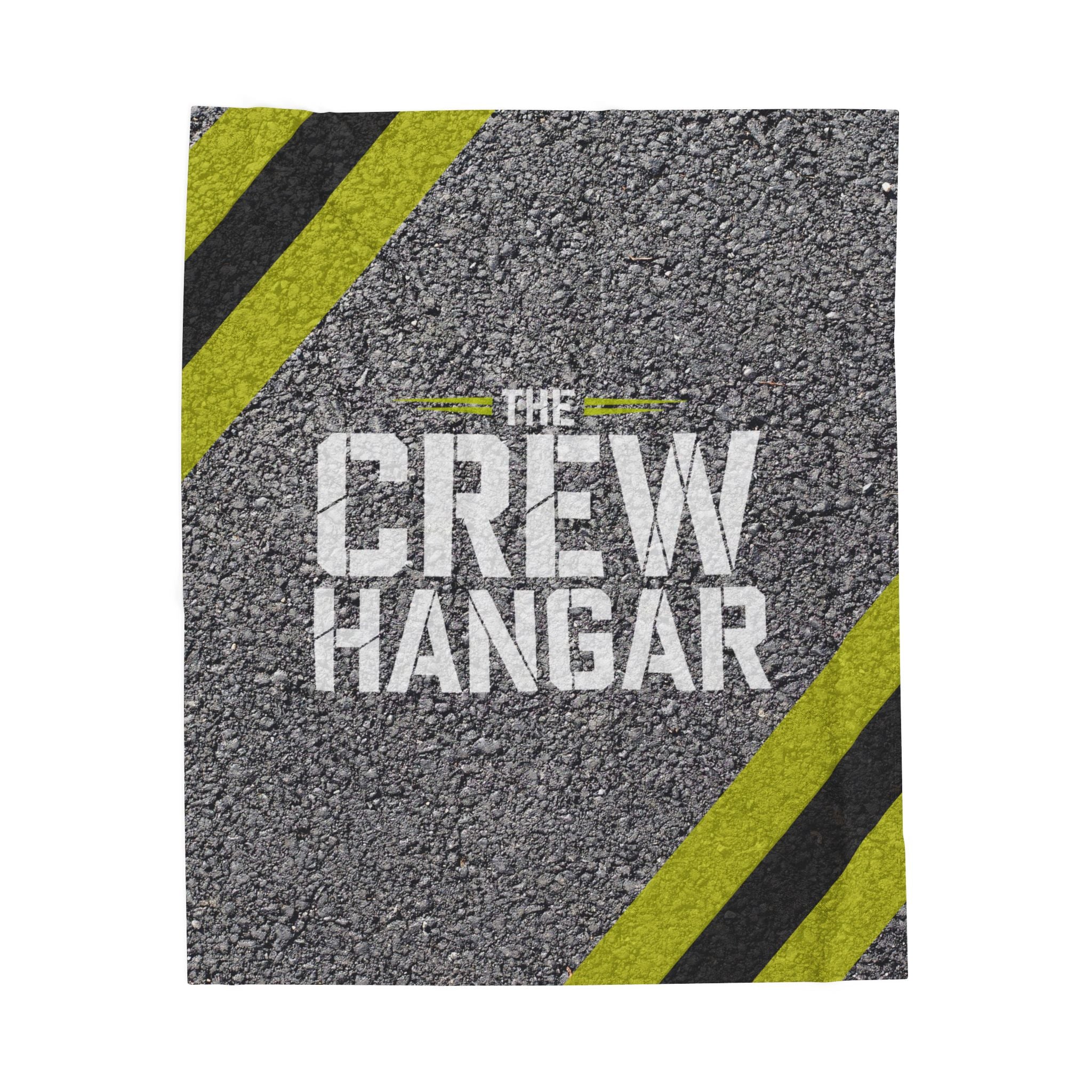 Crew Hangar Velveteen Plush Blanket - Cozy and Stylish for Every Occasion